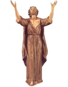 Jesus Praying Bronze Statues